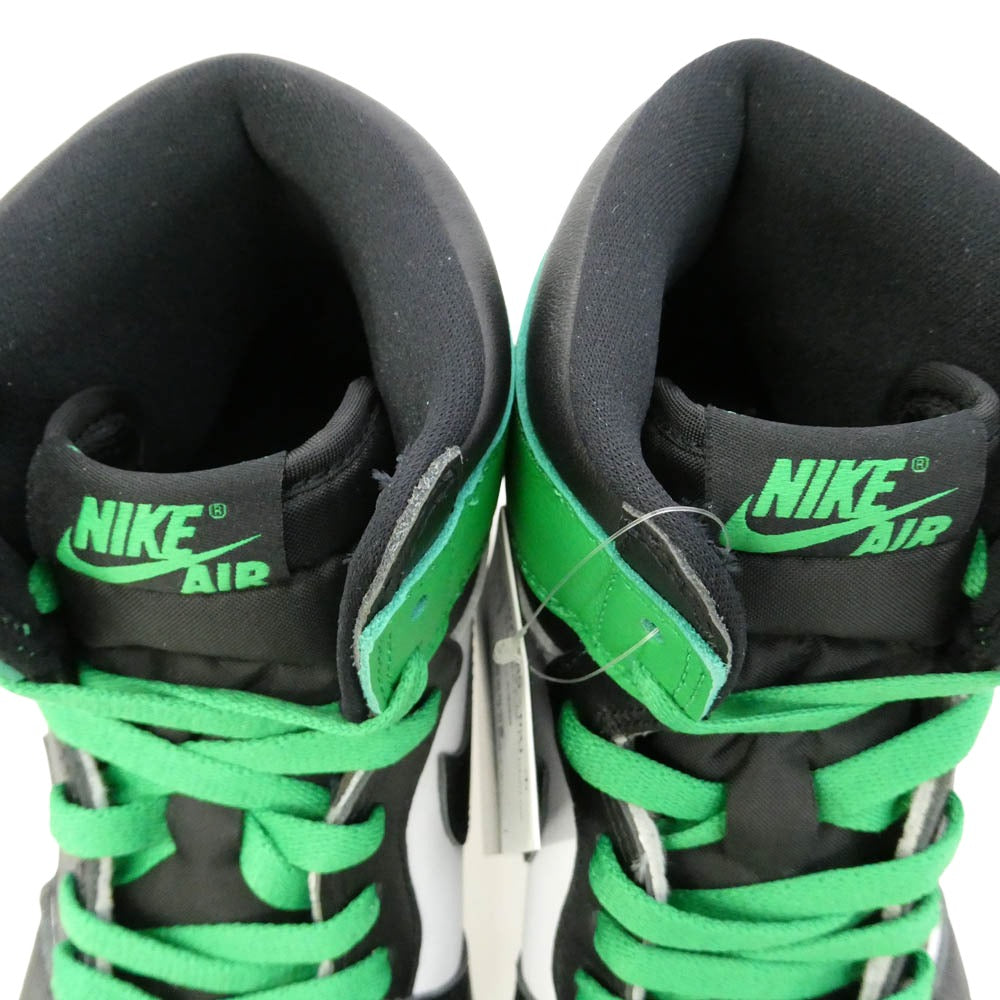 NIKE AIR JORDAN ナイキ ジョーダン DZ5485-031 Air Jordan 1 Retro High OG Celtics Black and Lucky Green エアジョーダン1 レトロ ハイ OG セルティックス ブラック アンド ラッキーグリーン ハイカット スニーカー マルチカラー系 27.5cm【美品】【中古】