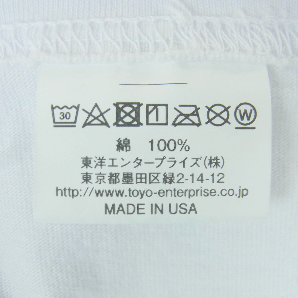 Buzz Rickson's バズリクソンズ クルーネック ポケット 半袖 Tシャツ カットソー アメリカ製 ホワイト系 XL【中古】