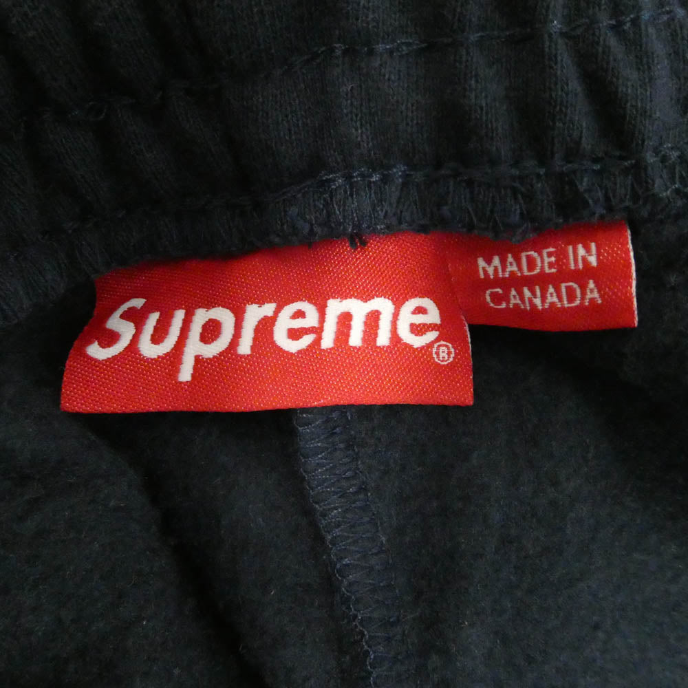 Supreme シュプリーム 23SS Small Box Baggy Cargo Sweatshort スモール ボックス ロゴ バギー カーゴ スウェット ショーツ ハーフパンツ ネイビー系 M【美品】【中古】
