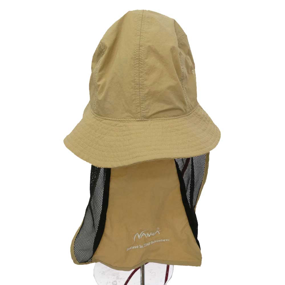 NANGA ナンガ NA2221-3B501 NYLON TUSSER SUNSHADE HAT ナイロン タッサー サンシェード ハット ベージュ系 FREE【中古】