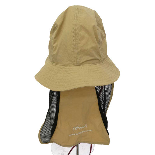 NANGA ナンガ NA2221-3B501 NYLON TUSSER SUNSHADE HAT ナイロン タッサー サンシェード ハット ベージュ系 FREE【中古】