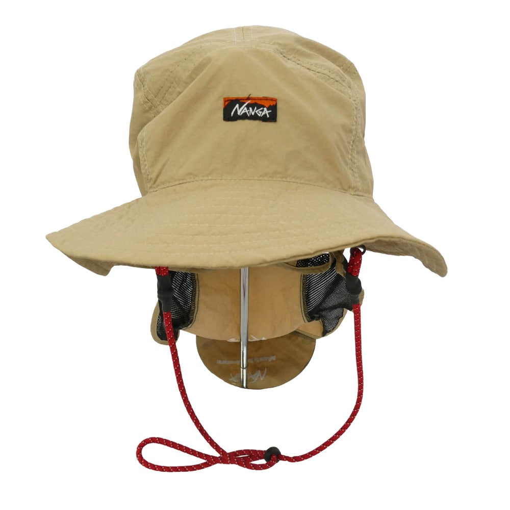 NANGA ナンガ NA2221-3B501 NYLON TUSSER SUNSHADE HAT ナイロン タッサー サンシェード ハット ベージュ系 FREE【中古】