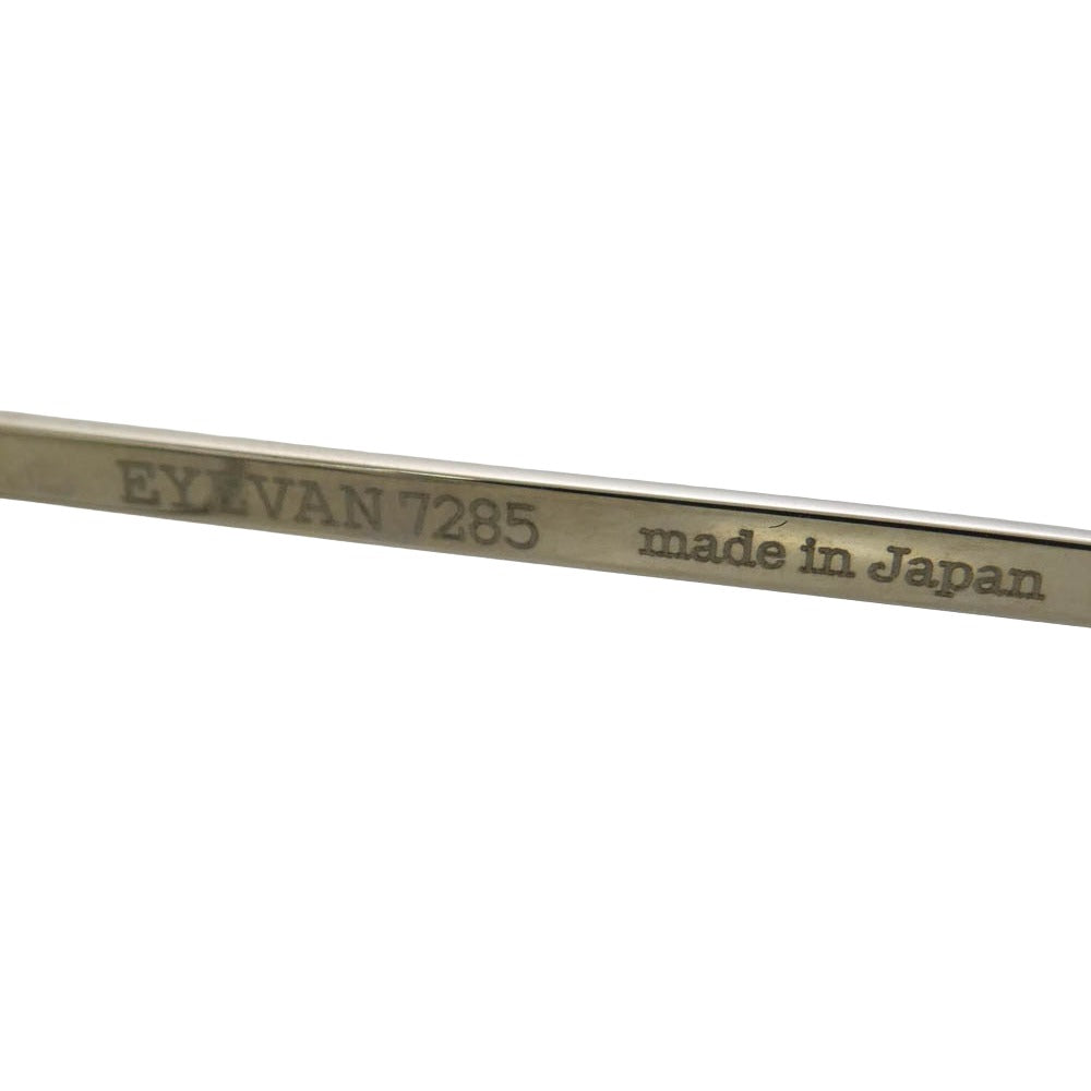 EYEVAN7285 アイヴァン7285 805800 183 アイウェア メガネ 眼鏡 ブラック系 シルバー系 45□23-148【中古】