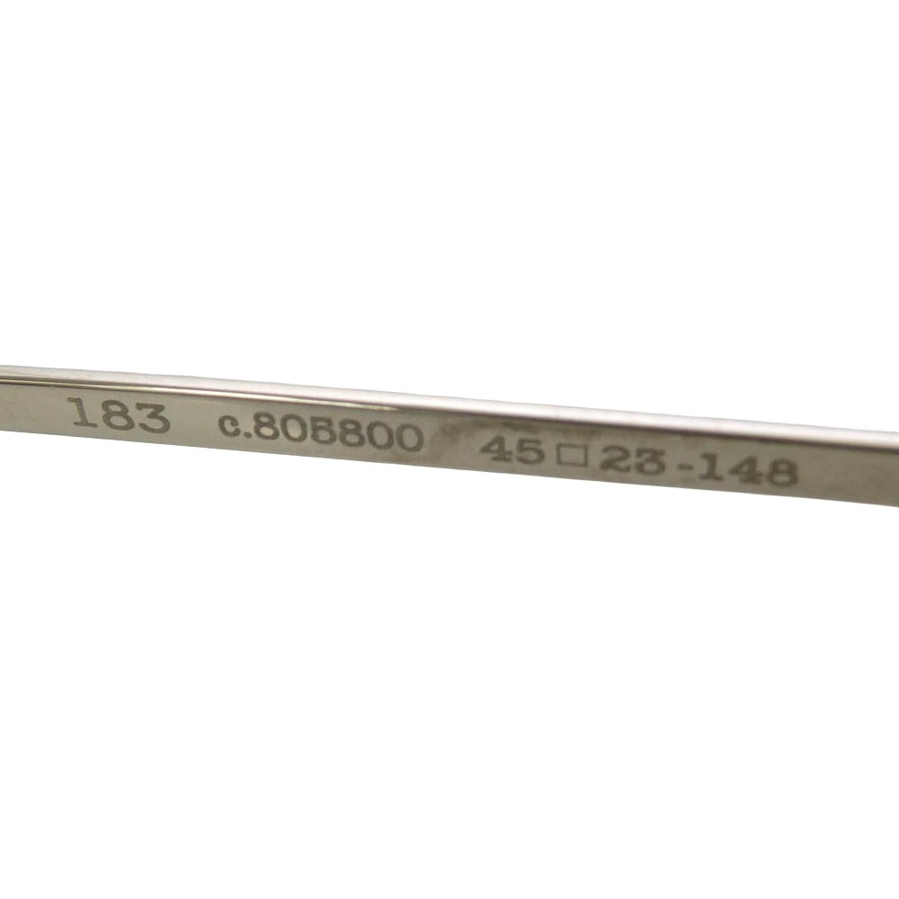 EYEVAN7285 アイヴァン7285 805800 183 アイウェア メガネ 眼鏡 ブラック系 シルバー系 45□23-148【中古】
