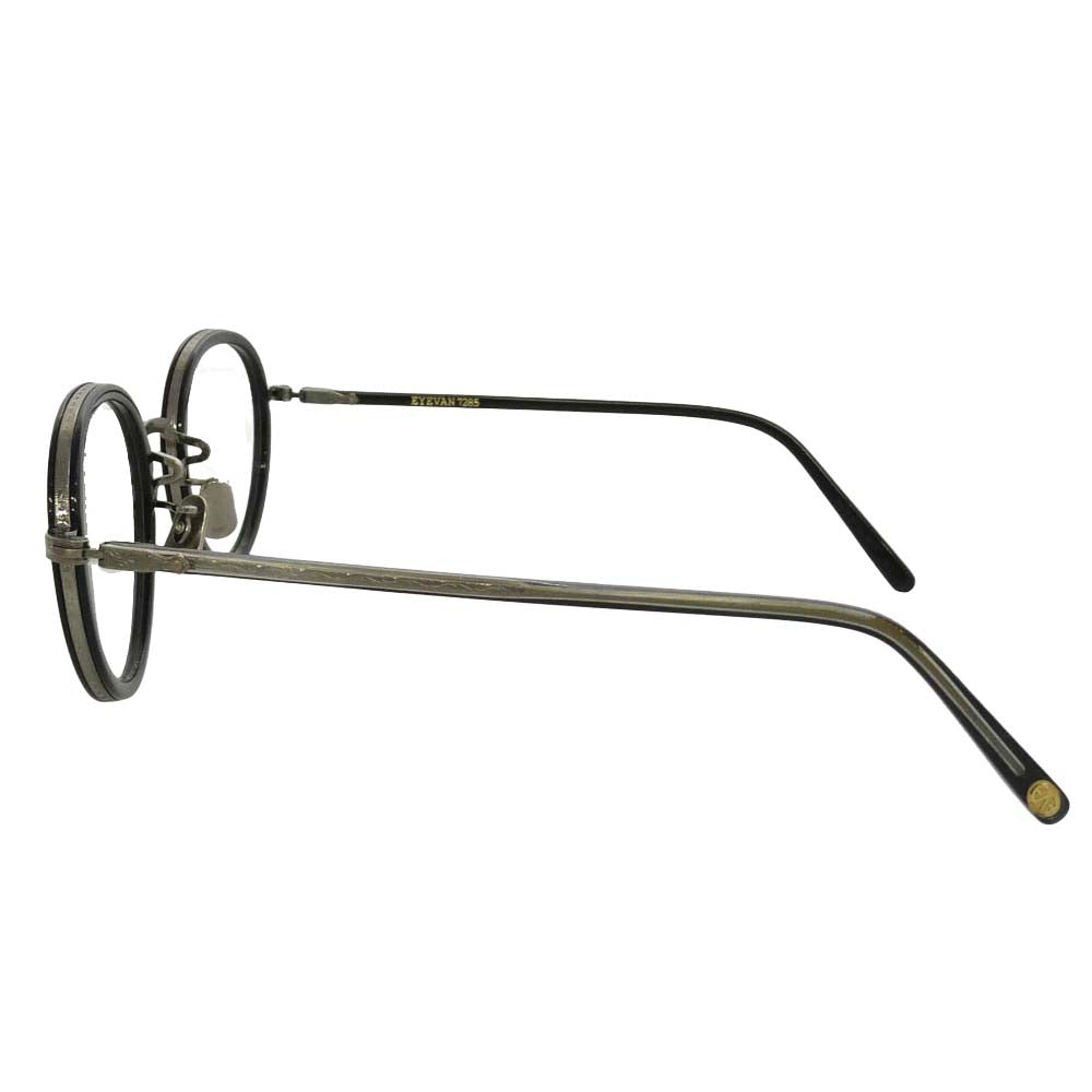 EYEVAN7285 アイヴァン7285 535-T1 535-T1 アイウェア メガネ 眼鏡 ブラック系 48□23-145【中古】