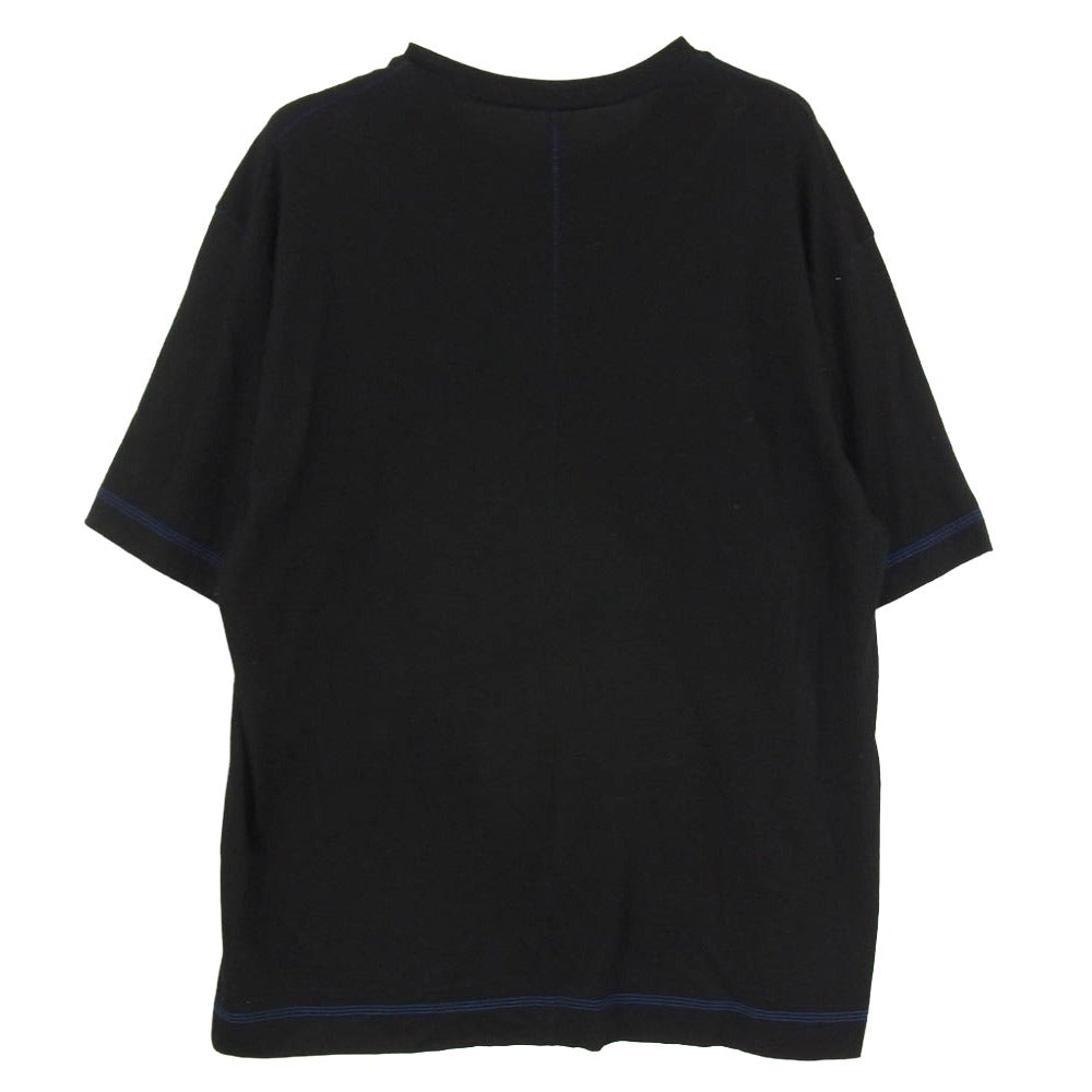 カル C231U02B01 Washable Wool 天竺 Crew Neck T-Shirt ウールＴシャツ 半袖 カットソー ブラック系 4【中古】