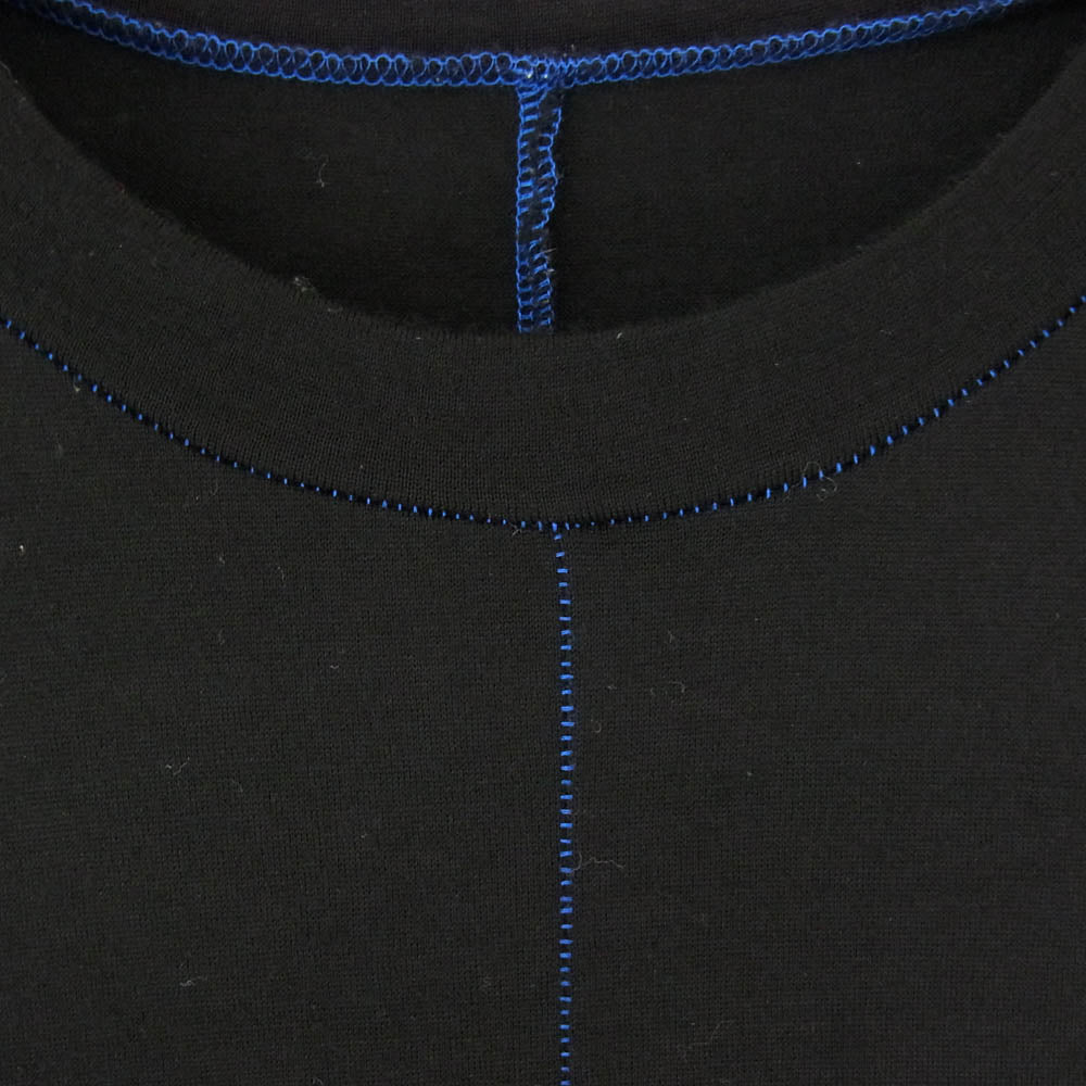 カル C231U02B01 Washable Wool 天竺 Crew Neck T-Shirt ウールＴシャツ 半袖 カットソー ブラック系 4【中古】