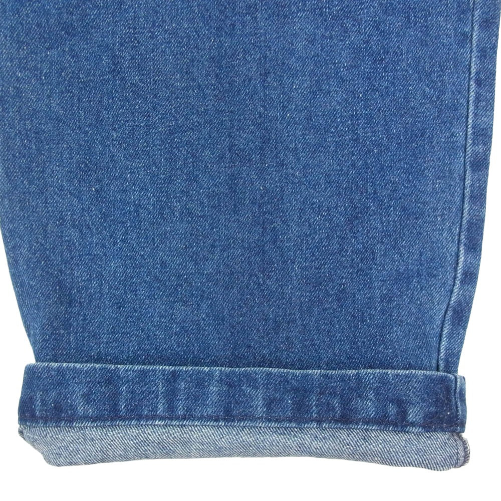 DOCKERS ドッカーズ DENIM SLACKS ツータック デニム スラックス パンツ インディゴブルー系 36【中古】