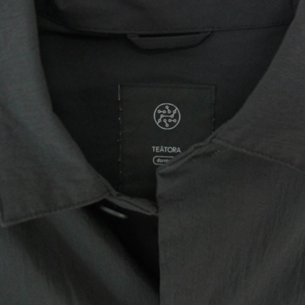 TEATORA テアトラ TT-SHT-DR CARTRIDGE SHIRT DOCTOROID カートリッジ シャツ ナイロン 長袖 シャツ ブラック系 5【中古】