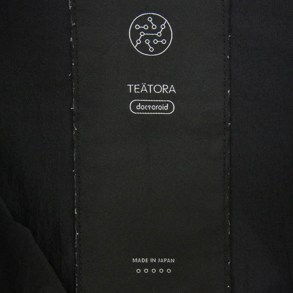 TEATORA テアトラ TT-SHT-DR CARTRIDGE SHIRT DOCTOROID カートリッジ シャツ ナイロン 長袖 シャツ ブラック系 5【中古】