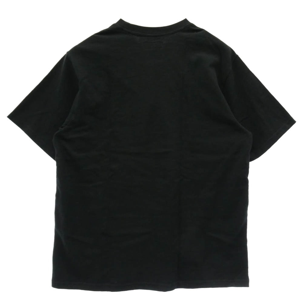 Supreme シュプリーム 23SS Collegiate S/S Top カレッジエイト エスエス トップ クルーネック 半袖 Tシャツ ブラック系 L【中古】