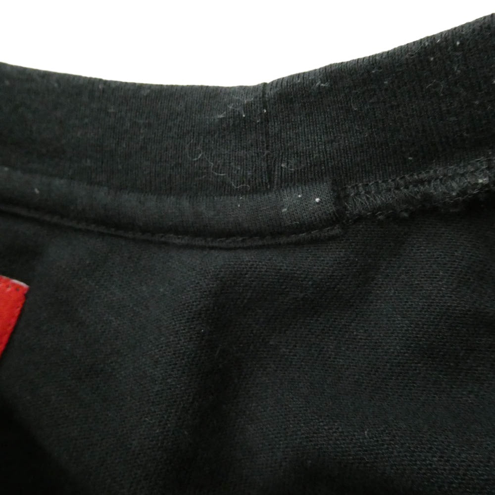 Supreme シュプリーム 23SS Collegiate S/S Top カレッジエイト エスエス トップ クルーネック 半袖 Tシャツ ブラック系 L【中古】