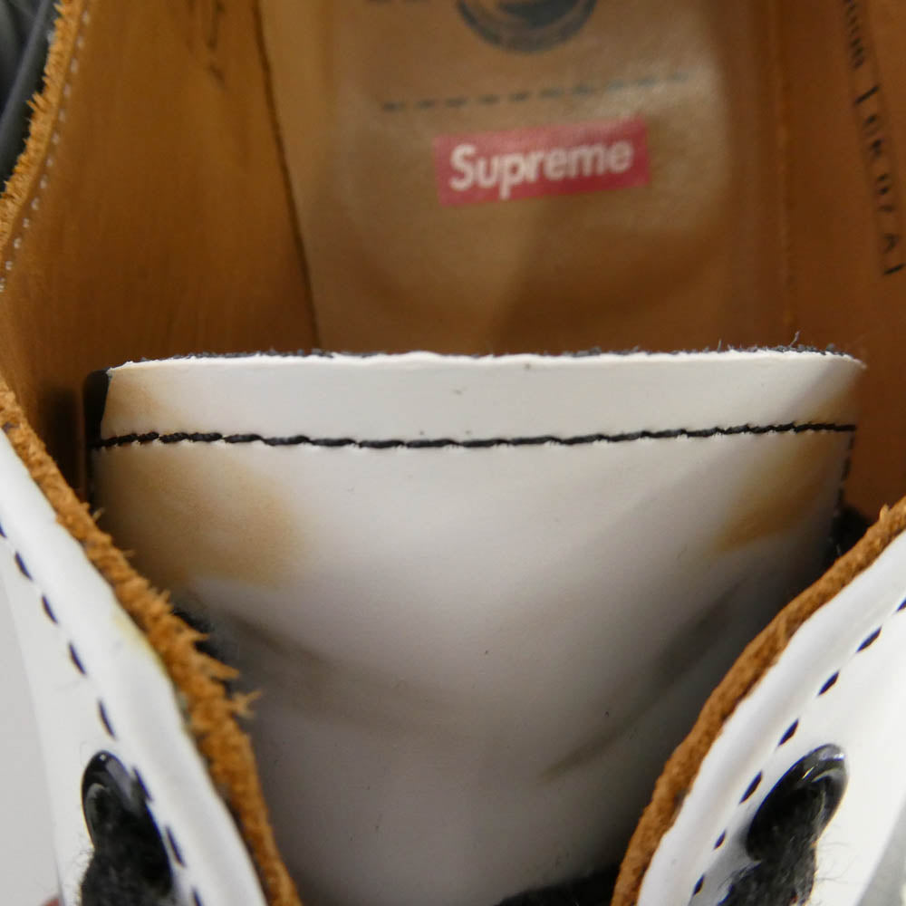 Supreme シュプリーム Dr.Martens ドクターマーチン 25AW 42936001 1461 Skull 3 Eye Shoe スカル 3アイ シューズ ブーツ ブラック系 ホワイト系 UK8【中古】