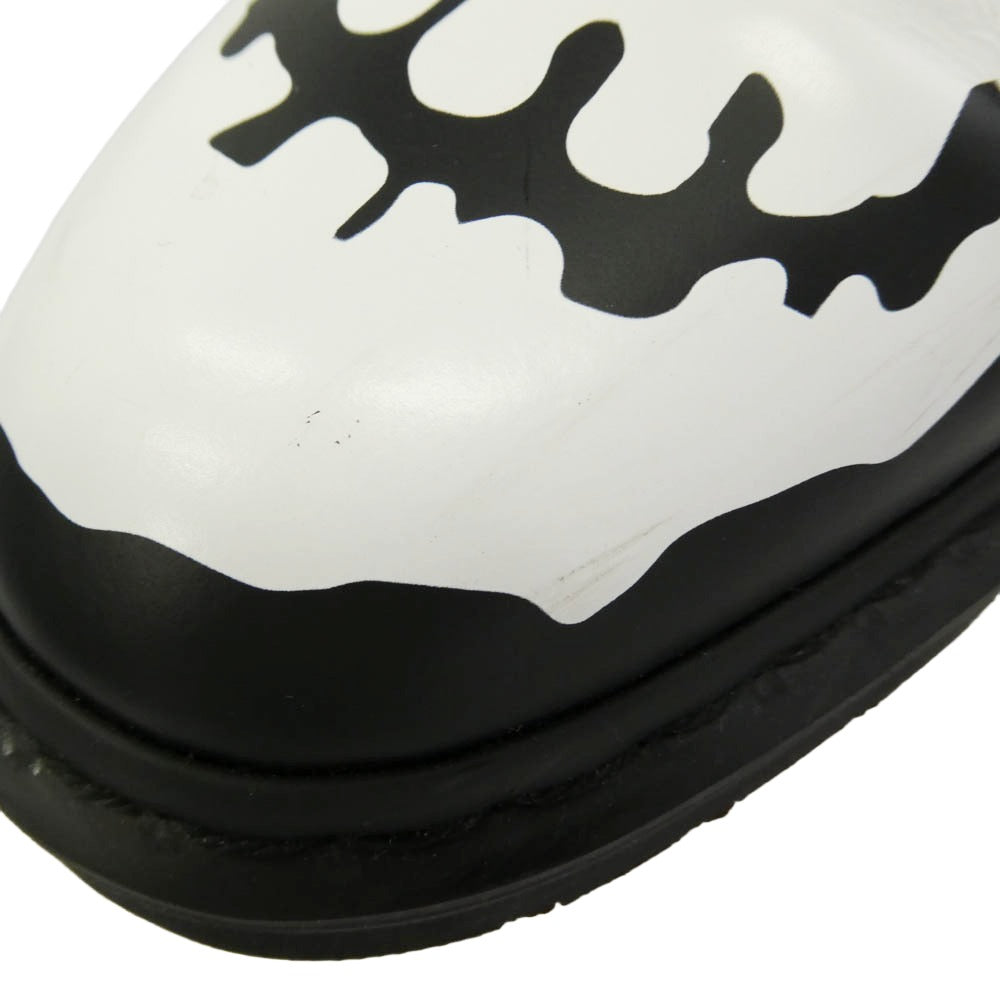 Supreme シュプリーム Dr.Martens ドクターマーチン 25AW 42936001 1461 Skull 3 Eye Shoe スカル 3アイ シューズ ブーツ ブラック系 ホワイト系 UK8【中古】