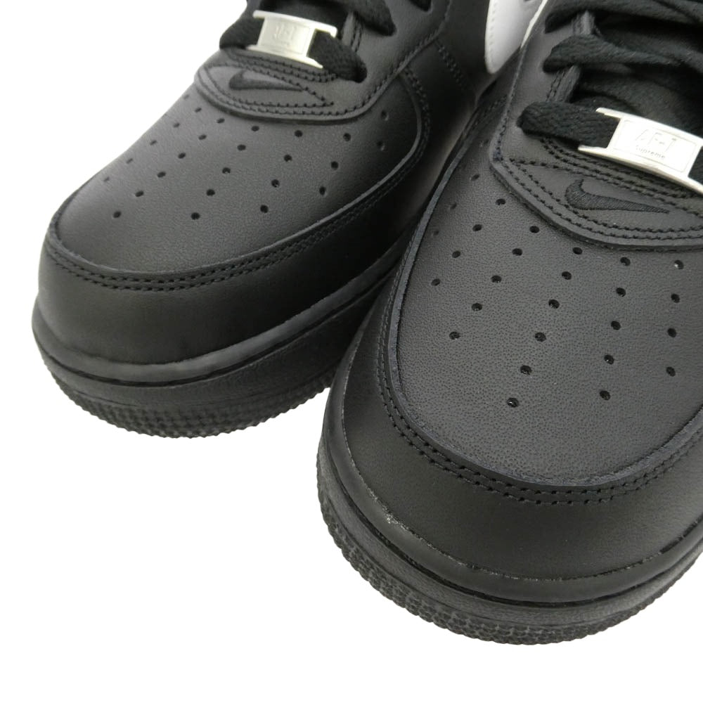 Supreme シュプリーム NIKE ナイキ CU-9225002 x Nike ナイキ Air Force 1 Low エアフォース1 ロー ブラック系 28cm【極上美品】【中古】