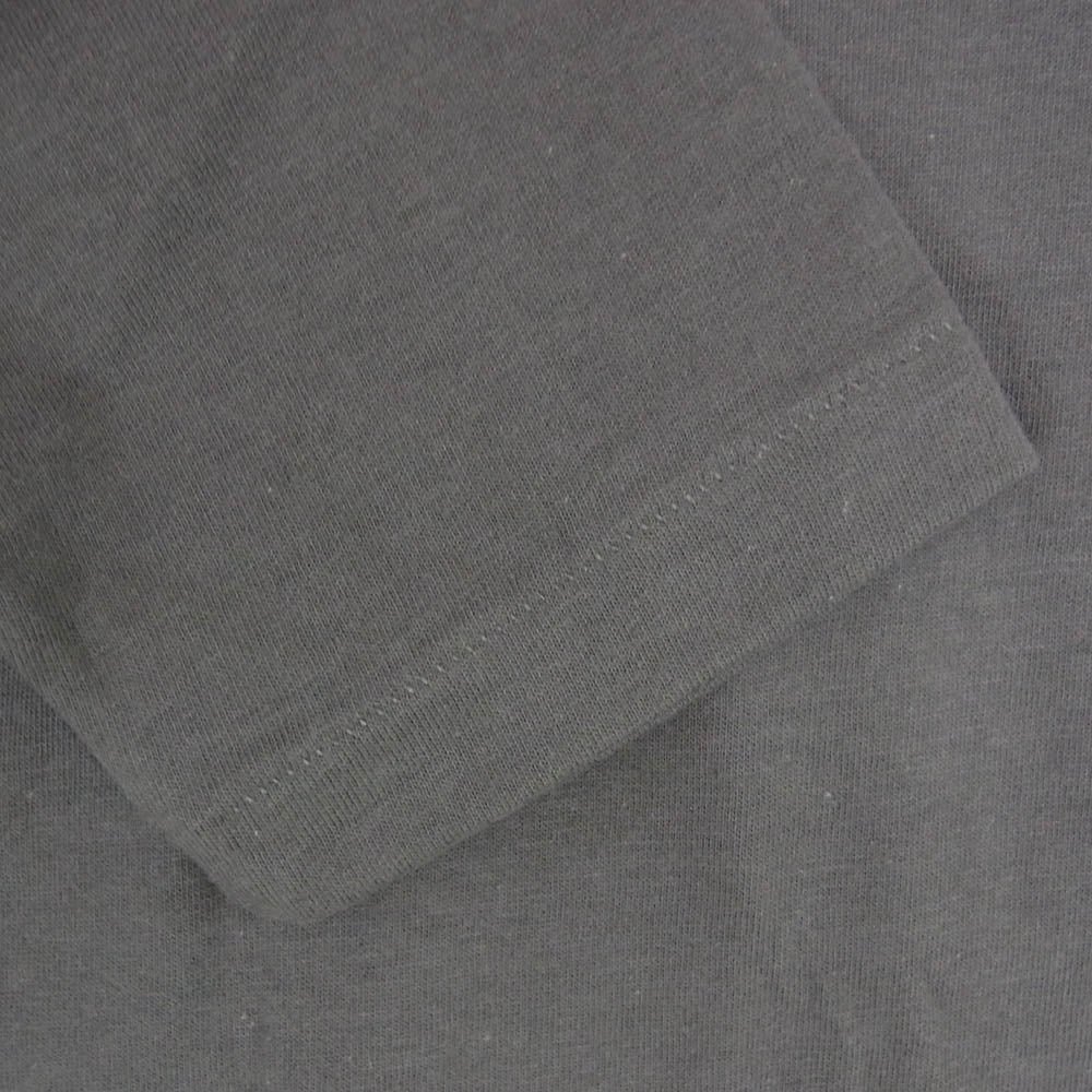 Y's Yohji Yamamoto ワイズ ヨウジヤマモト YA-T30-052 BANG ON! プリント ロングスリーブ 長袖 カットソー グレー系 2【極上美品】【中古】