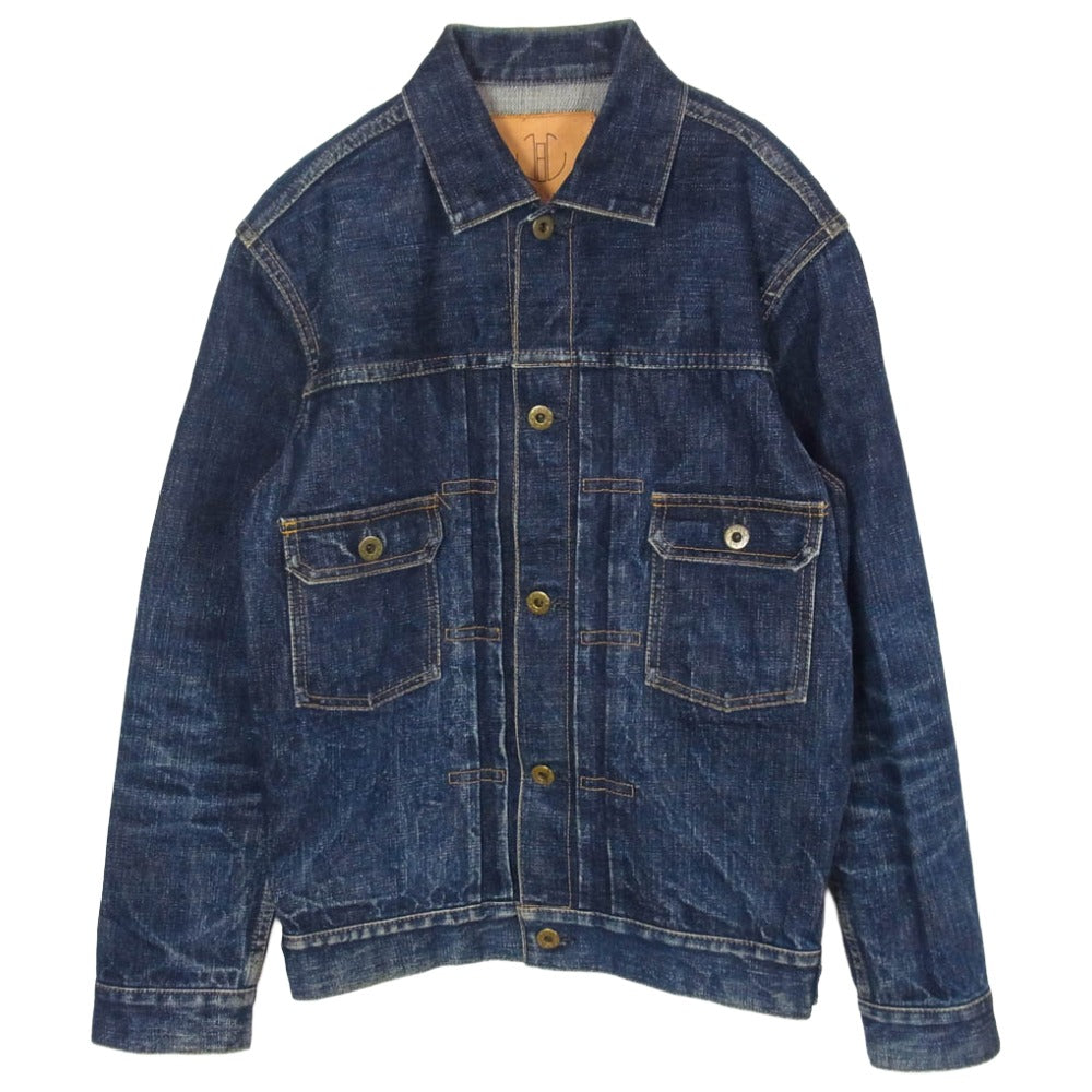 JAPAN BLUE JEANS ジャパンブルージーンズ JBJK1012 16.5oz セルヴィッチ 2nd TYPE デニムジャケット インディゴブルー系 38【中古】