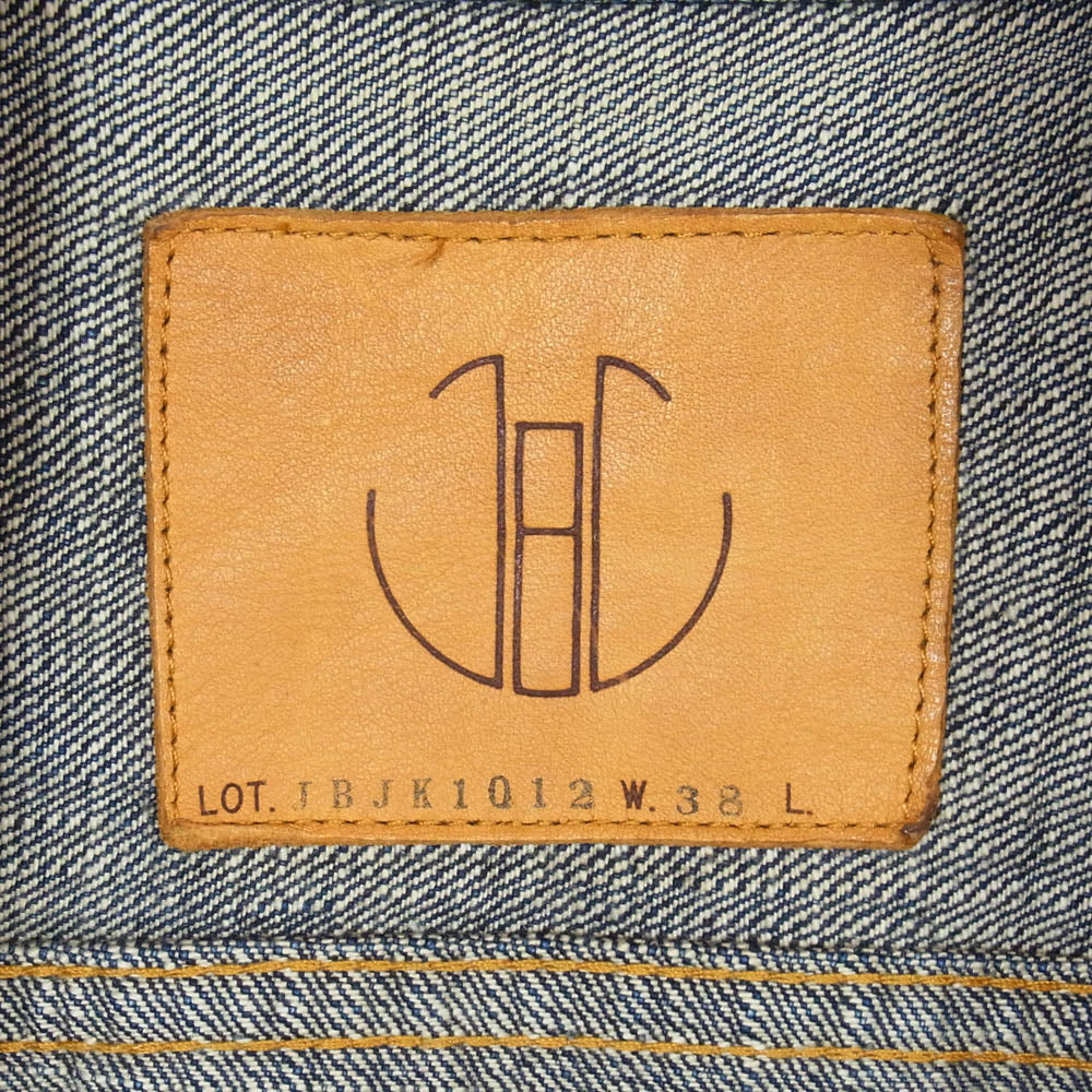 JAPAN BLUE JEANS ジャパンブルージーンズ JBJK1012 16.5oz セルヴィッチ 2nd TYPE デニムジャケット インディゴブルー系 38【中古】