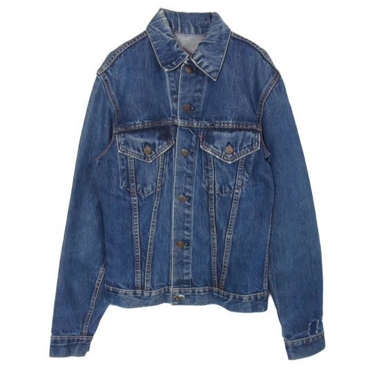 Levi's リーバイス Vintage ヴィンテージ USA製 70s 70505 BIG E 4TH デニム ジャケット 不均等V ボタン裏刻印524 インディゴブルー系 表記無し【中古】