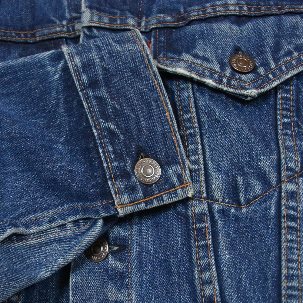 Levi's リーバイス Vintage ヴィンテージ USA製 70s 70505 BIG E 4TH デニム ジャケット 不均等V ボタン裏刻印524 インディゴブルー系 表記無し【中古】