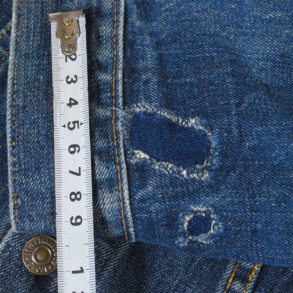 Levi's リーバイス Vintage ヴィンテージ USA製 70s 70505 BIG E 4TH デニム ジャケット 不均等V ボタン裏刻印524 インディゴブルー系 表記無し【中古】