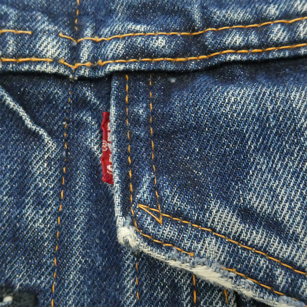 Levi's リーバイス Vintage ヴィンテージ USA製 70s 70505 BIG E 4TH デニム ジャケット 不均等V ボタン裏刻印524 インディゴブルー系 表記無し【中古】