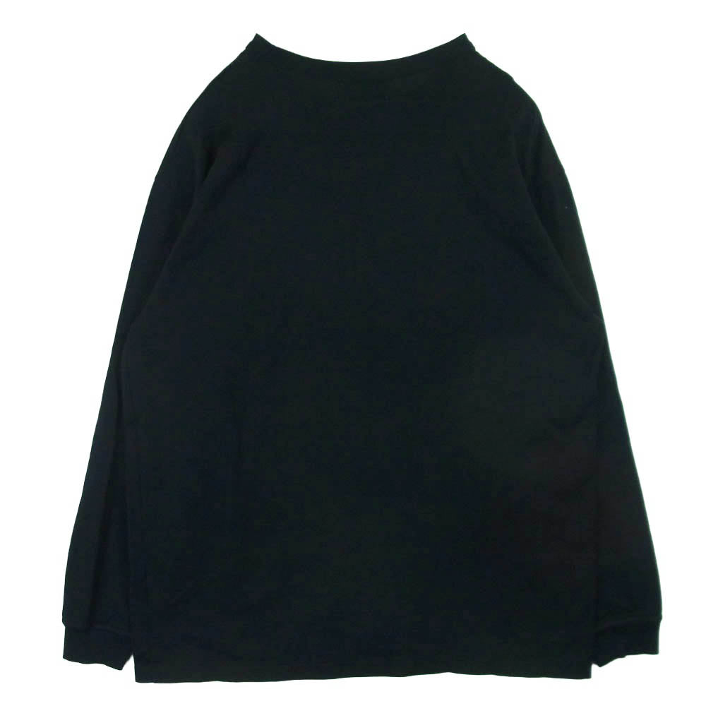 ウィーウィル 23SS W-012-8004 CUFF LS T-SHIRT ロングスリーブ カットソー 長袖 Tシャツ ブラック系 3【中古】