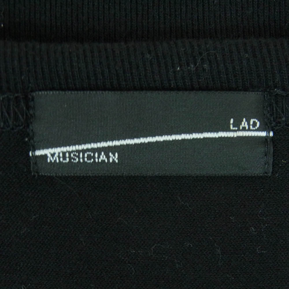 LAD MUSICIAN ラッドミュージシャン 2321-601 1 T-CLOTH PO 半袖 Tシャツ カットソー ブラック系 サイズ表記なし【中古】