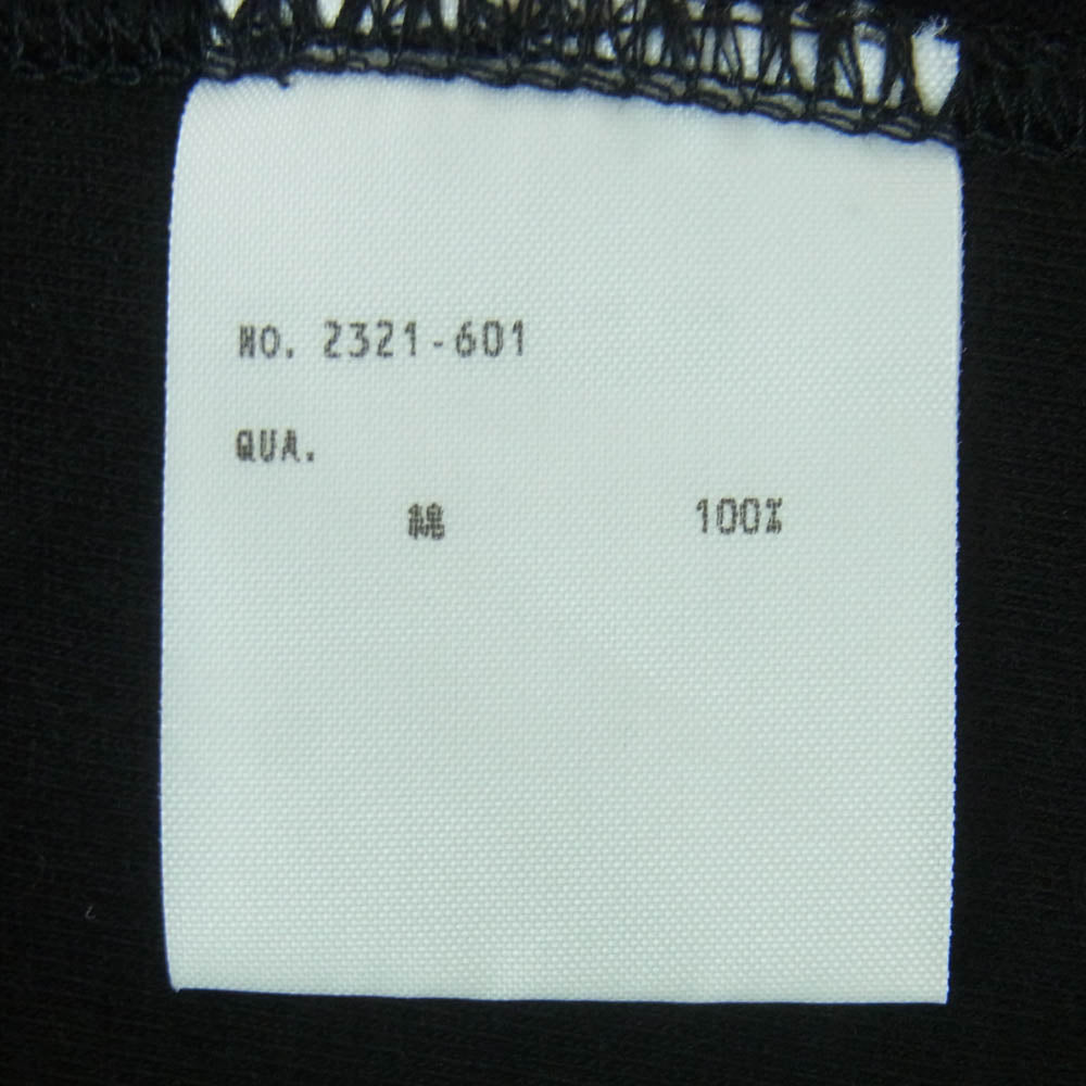 LAD MUSICIAN ラッドミュージシャン 2321-601 1 T-CLOTH PO 半袖 Tシャツ カットソー ブラック系 サイズ表記なし【中古】