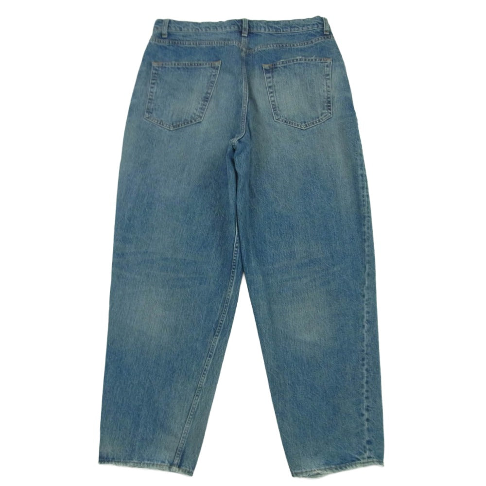 ウィーウィル W-000-6013 WIDE TAPERED DENIM PANT ワイド テーパード デニム パンツ インディゴブルー系 2【中古】