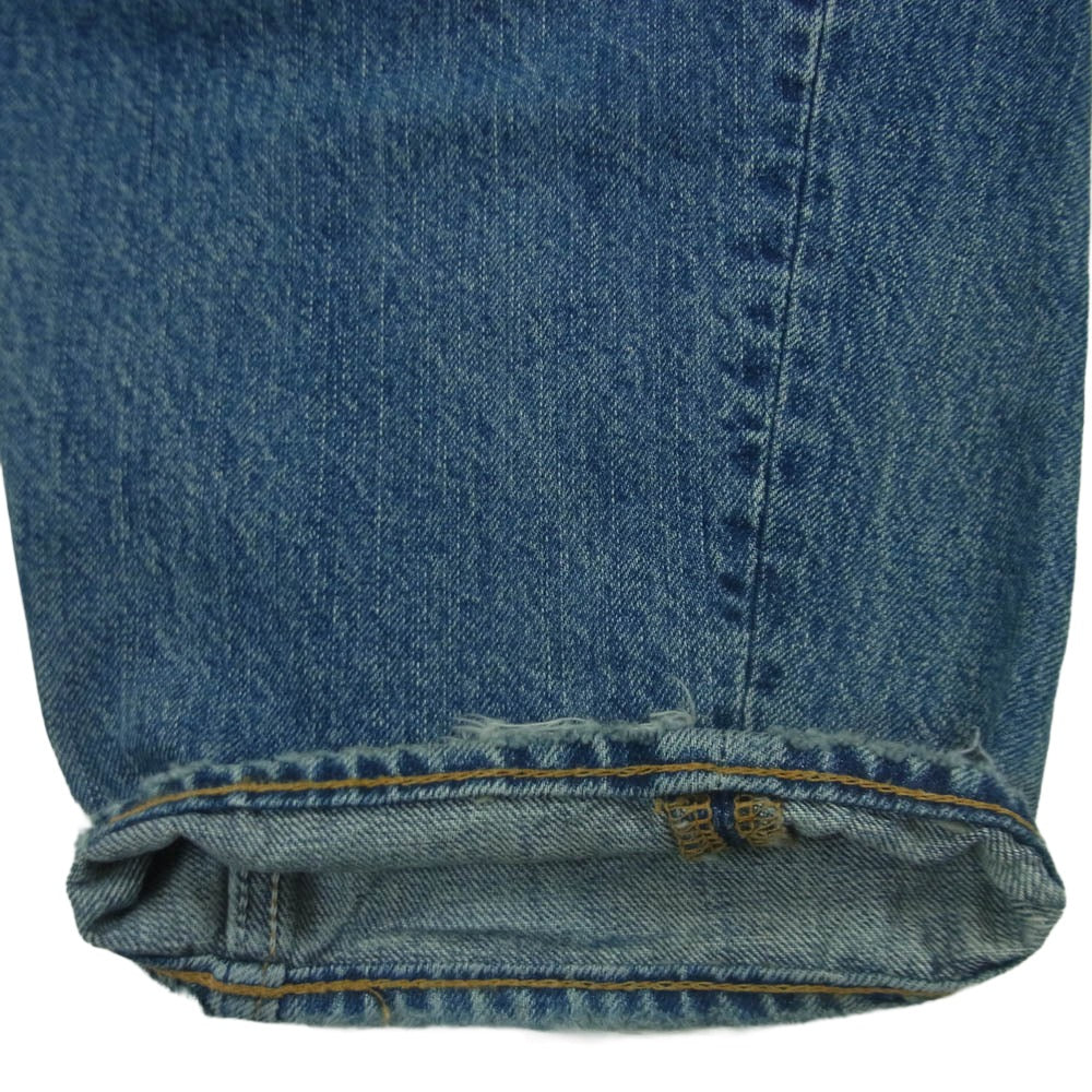 ウィーウィル W-000-6013 WIDE TAPERED DENIM PANT ワイド テーパード デニム パンツ インディゴブルー系 2【中古】