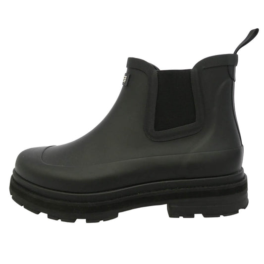 AIGLE エーグル サイドゴア レイン ブーツ ブラック系 26.5cm【中古】