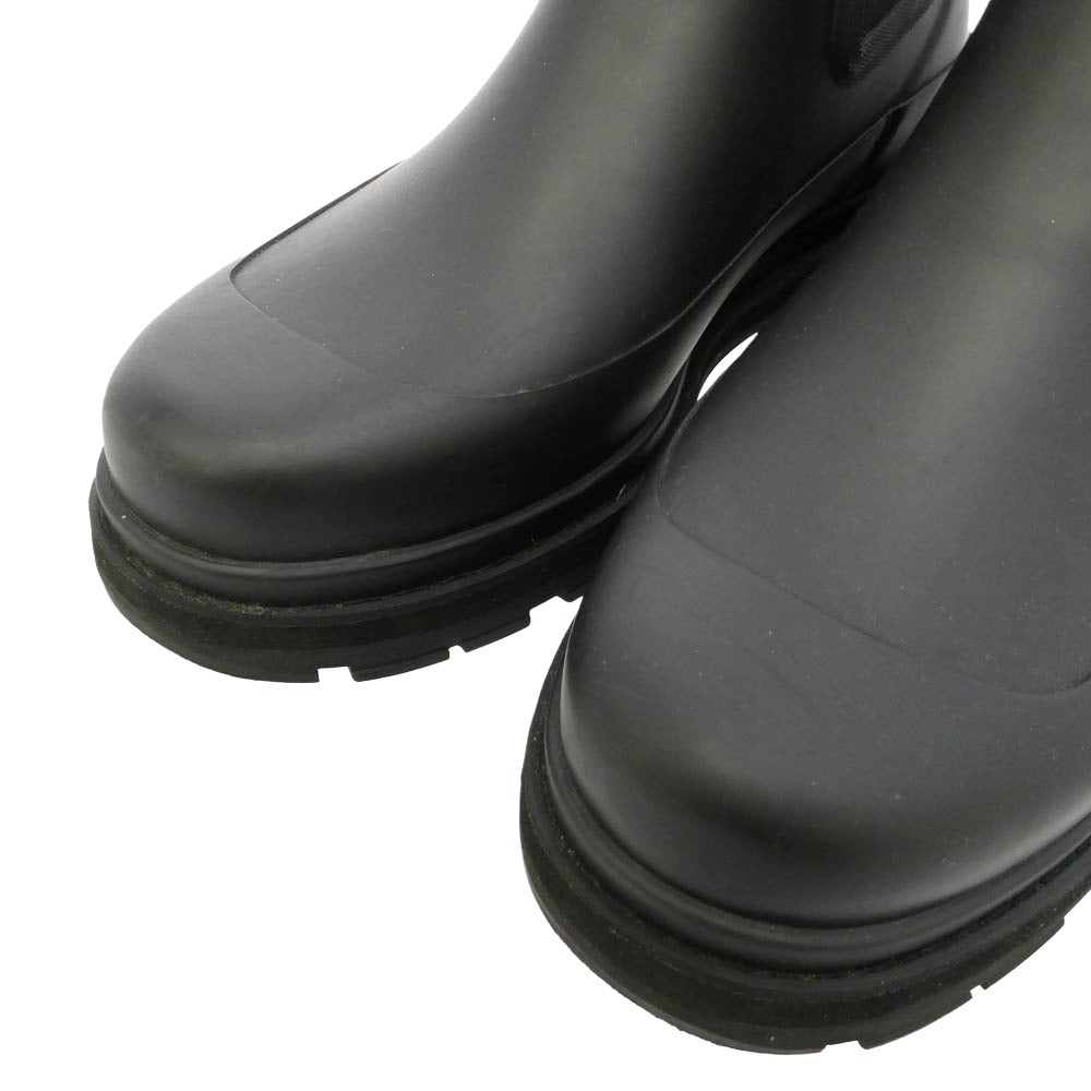 AIGLE エーグル サイドゴア レイン ブーツ ブラック系 26.5cm【中古】