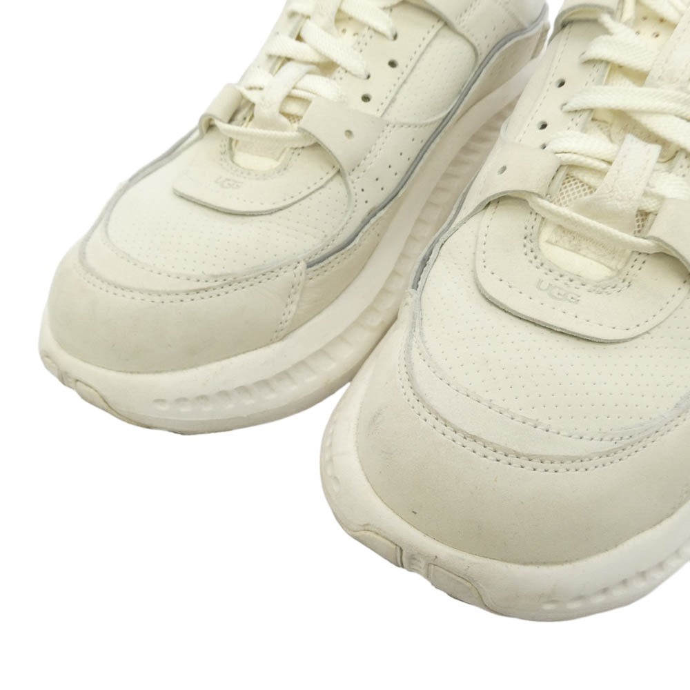 UGG アグ 1134958 V2 NUBUCK ヌバック ローカット スニーカー オフホワイト系 27cm【中古】