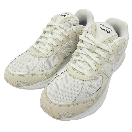 COMME des GARCONS HOMME コムデギャルソンオム NEW BALANCE ニューバランス 26SS HQ-K102-001-1-3 x New Balance ニューバランス ABZORB アブゾーブ 2010V スニーカー オフホワイト系 27cm【極上美品】【中古】