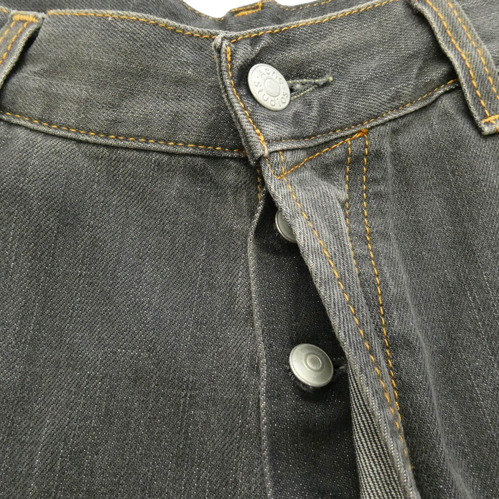ACNE STUDIOS アクネストゥディオズ 2023M FN Black Trafalgar SUPER BAGGY FIT JEANS スーパーバギーフィットジーンズ トラファルガー バギー ジーンズ デニムパンツ ブラック系 46【極上美品】【中古】 ACNE STUDIOS アクネストゥディオズ 2023M FN Black Trafalgar SUPER