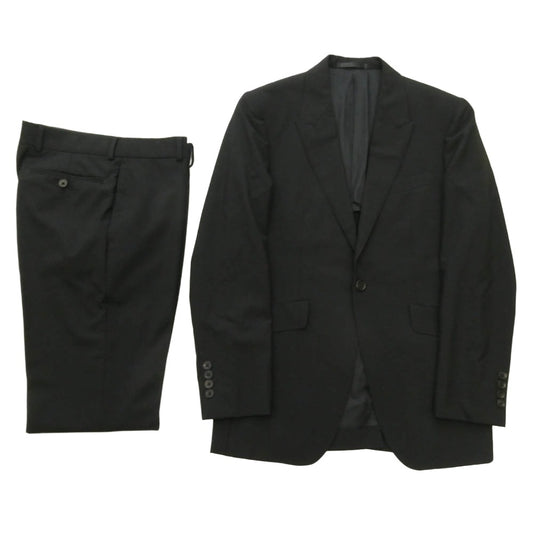Paul Smith ポール・スミス 1B テーラード ジャケット スラックス セットアップ スーツ ブラック系 S【中古】