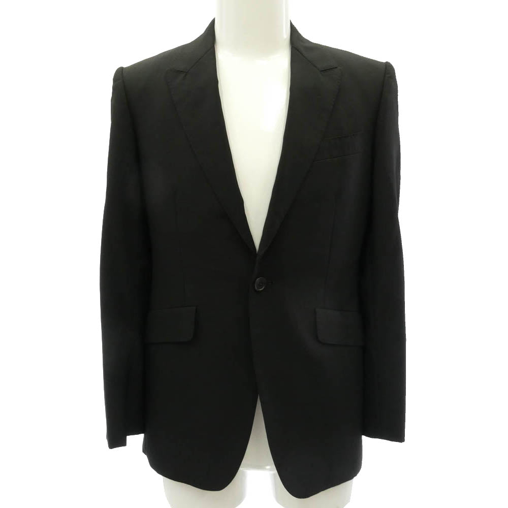 Paul Smith ポール・スミス 1B テーラード ジャケット スラックス セットアップ スーツ ブラック系 S【中古】