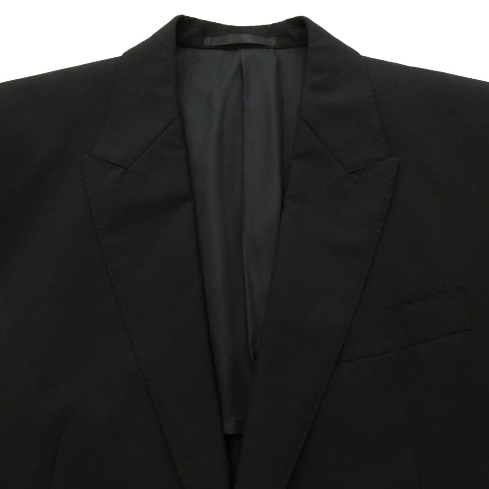 Paul Smith ポール・スミス 1B テーラード ジャケット スラックス セットアップ スーツ ブラック系 S【中古】