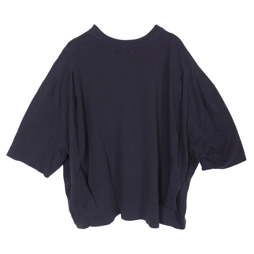 ウィリーチャバリア BUFFALOTEE ワイド Tシャツ 半袖 カットソー チャコール系 M【中古】