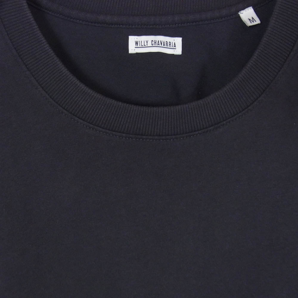 ウィリーチャバリア BUFFALOTEE ワイド Tシャツ 半袖 カットソー チャコール系 M【中古】