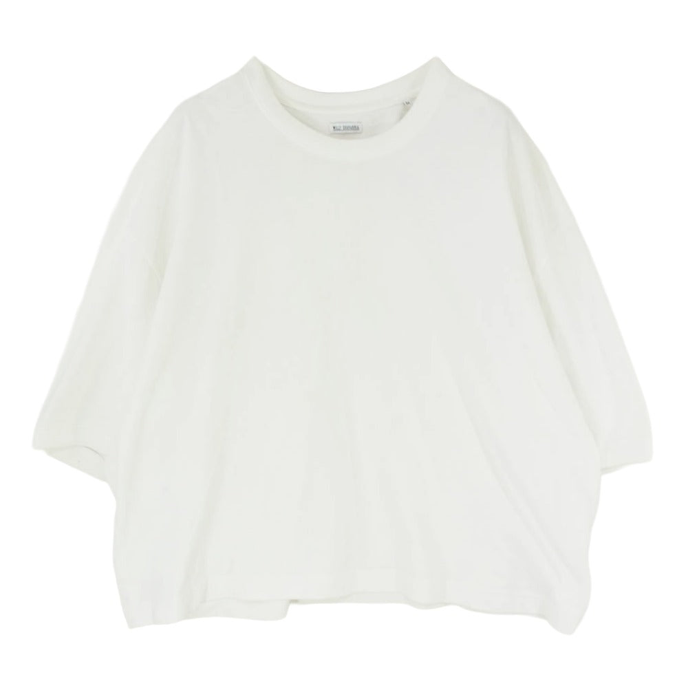 ウィリーチャバリア BUFFALOTEE コットン ワイド Tシャツ 半袖 カットソー ホワイト系 M【中古】