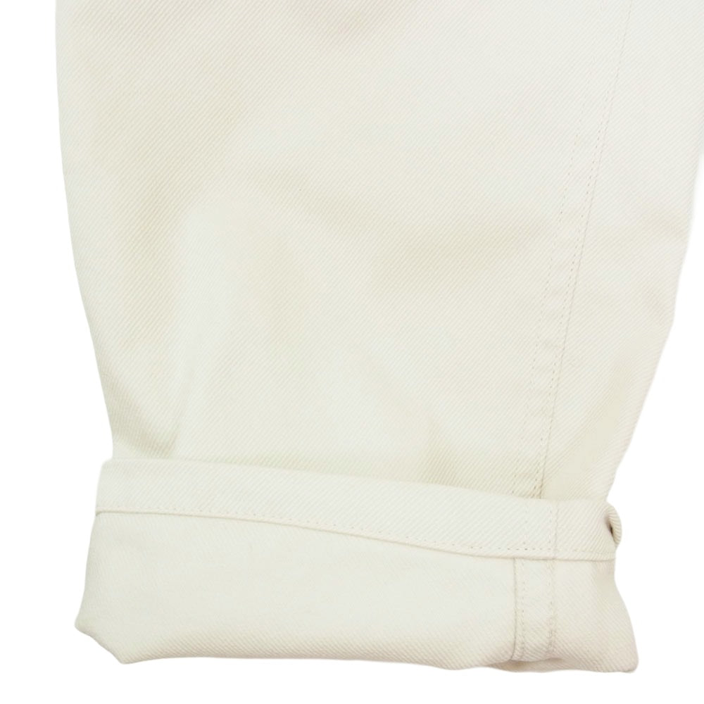 ガレージグリーンワークス TEC DRILL PAINTER PANTS ペインター ワーク パンツ オフホワイト系 L【美品】【中古】