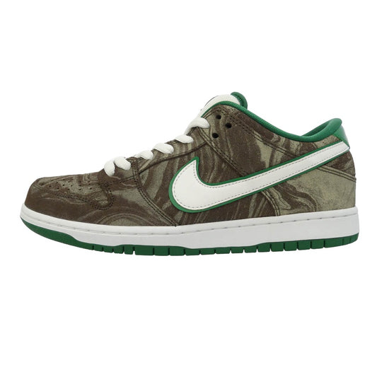 NIKE ナイキ 313170-213 【フェイクバスターズ鑑定済】SB Dunk Low PRM Coffee Lovers SB ダンク ロー プレミアム コーヒー ラバーズ スニーカー ブラウン系 グリーン系 27.5cm【極上美品】【中古】