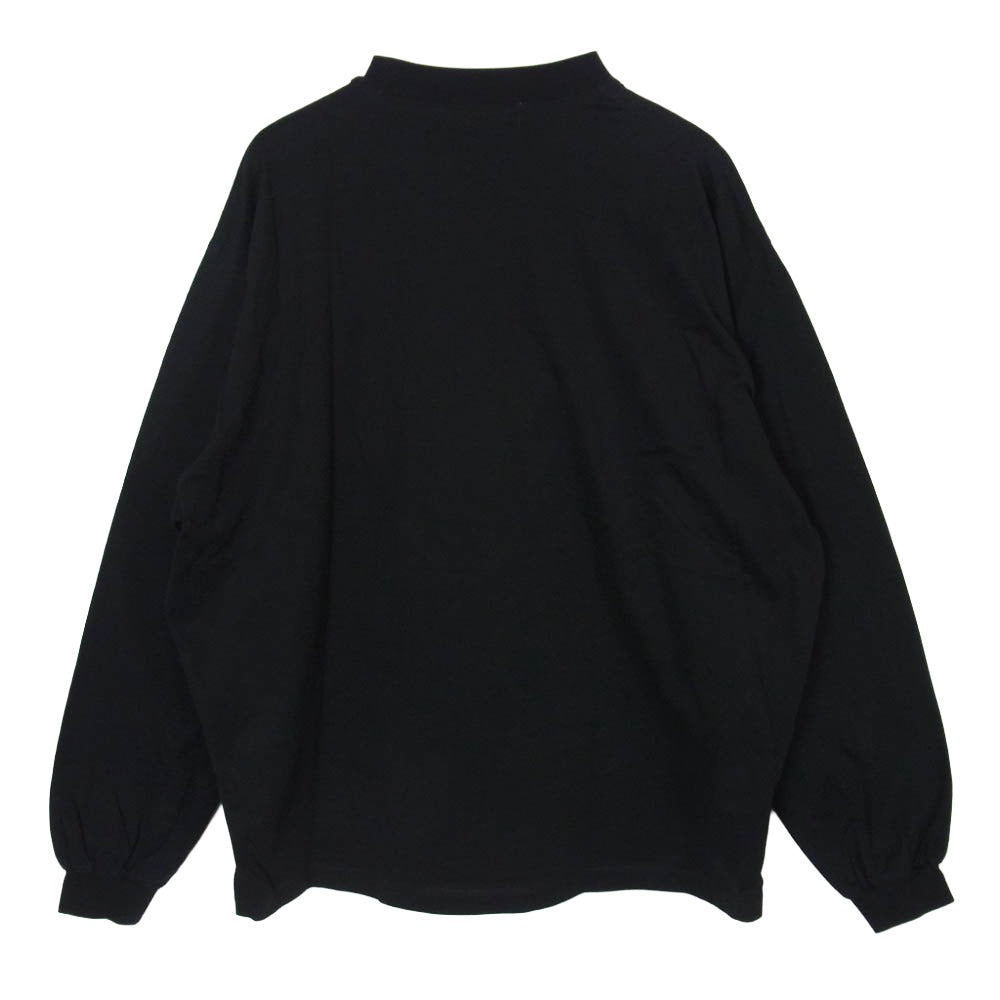 エブリワン 25SS EV25-CS38 high-gauge cotton long sleeve tee shirt ハイゲージ コットン ロングスリーブ 長袖Tシャツ ブラック系 M【中古】
