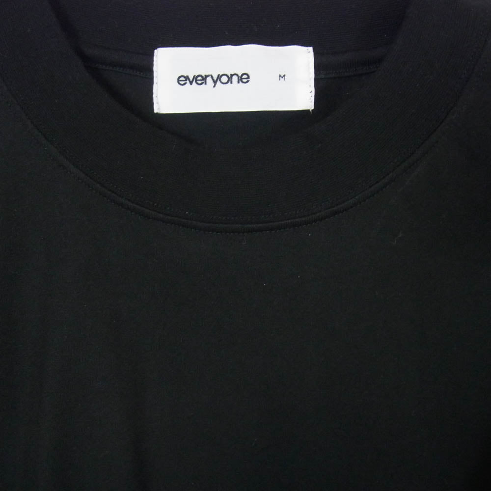 エブリワン 25SS EV25-CS38 high-gauge cotton long sleeve tee shirt ハイゲージ コットン ロングスリーブ 長袖Tシャツ ブラック系 M【中古】