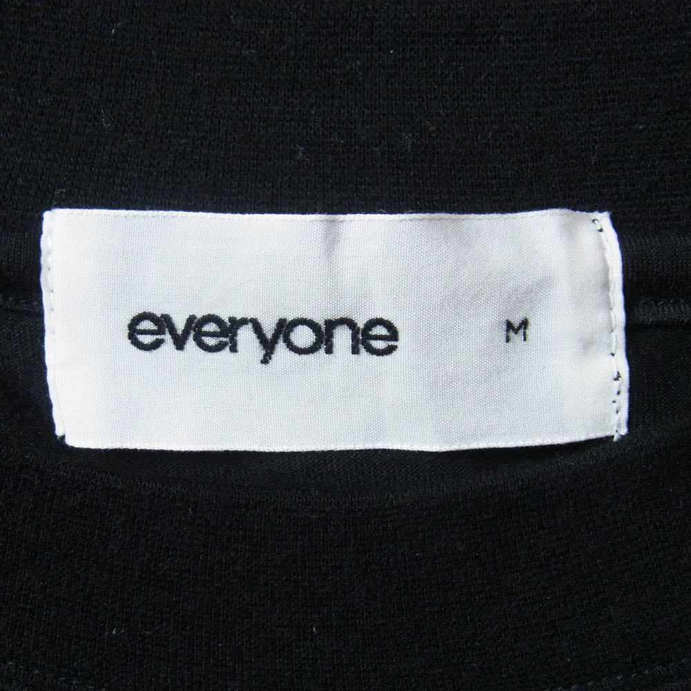 エブリワン 25SS EV25-CS38 high-gauge cotton long sleeve tee shirt ハイゲージ コットン ロングスリーブ 長袖Tシャツ ブラック系 M【中古】