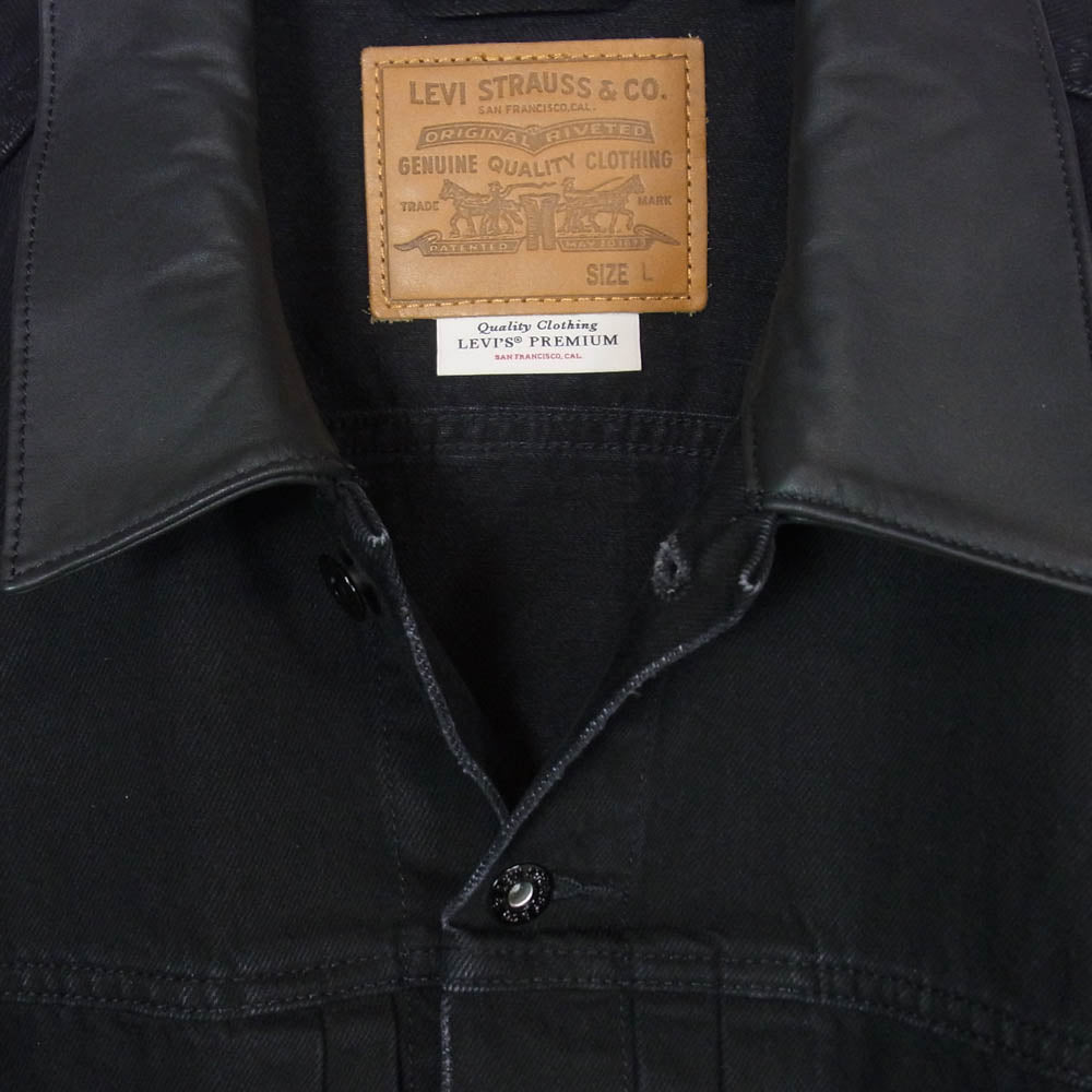 Levi's リーバイス PC9-007X7-0000 2nd type セカンドタイプ Gジャン デニムジャケット ブラック系 L【中古】