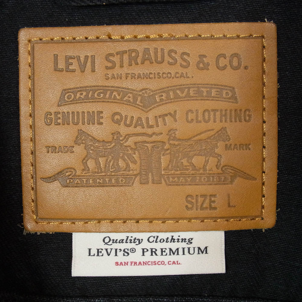 Levi's リーバイス PC9-007X7-0000 2nd type セカンドタイプ Gジャン デニムジャケット ブラック系 L【中古】
