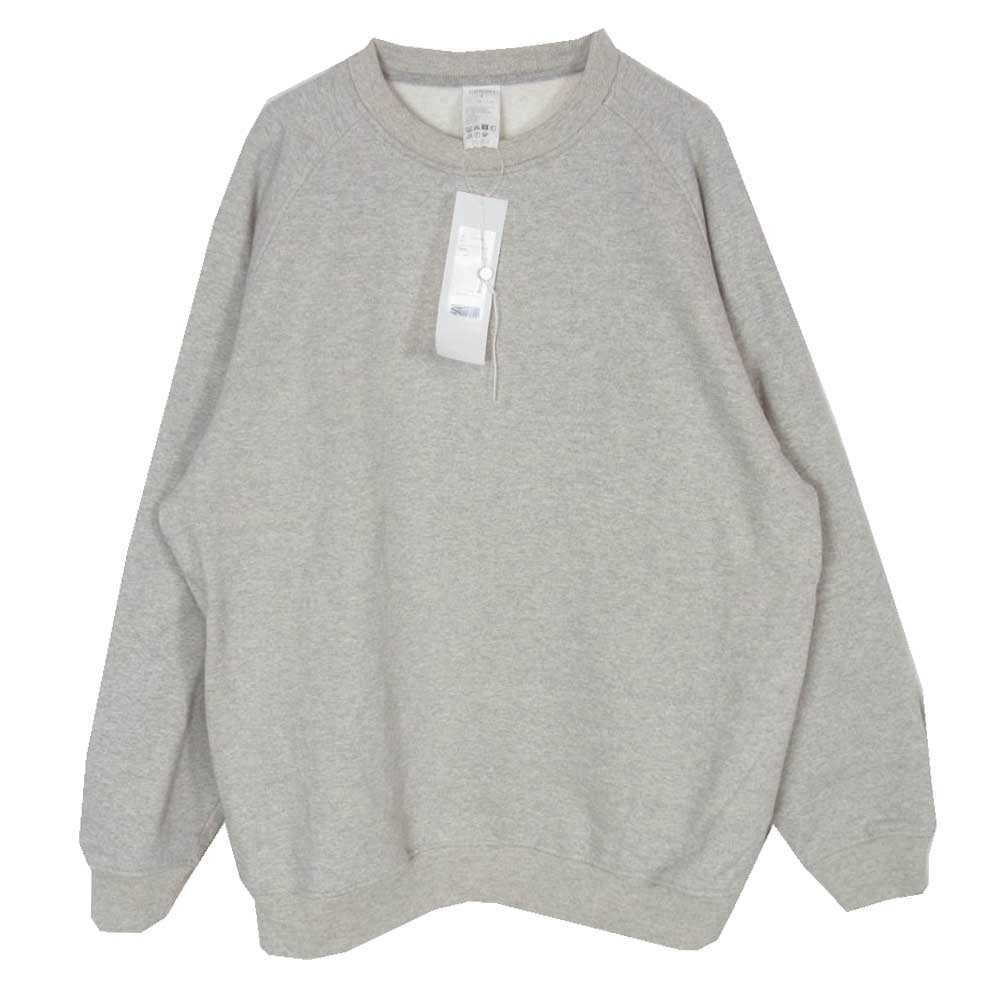 COMOLI コモリ 23AW Y03-05002 コットン吊裏毛クルーネック スウェット トレーナー グレー系 4【中古】